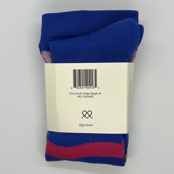 NWT | Clove Compression Socks Indigo Ripple | Sz M - Picture 3 of 4